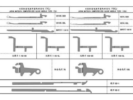 JAPAN MATSUYA COMPUTERIZED GLOVE NEEDLE TYPE 7G 10G