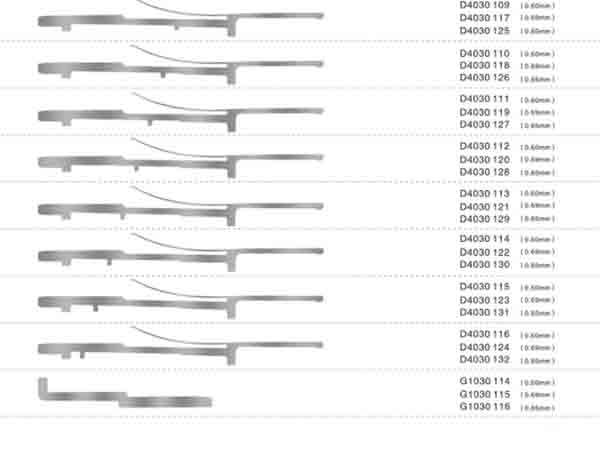 selectors for sock knitting machines